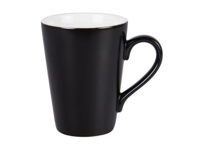Hrnek Corby Fenton, porcelán 300 ml (černobílý)