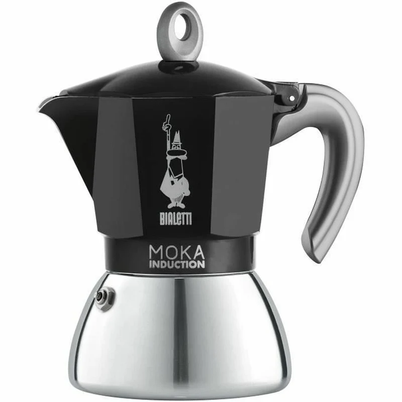Cafetera italiana Beurer BIALETTI NEW MOKA 6 tazas Metal negro Aluminio