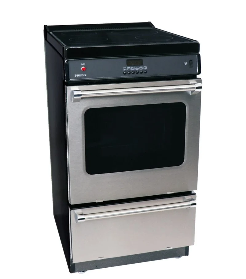 Premier EAN7X0BPX1 20" Induction Range Black with Stainless Steel