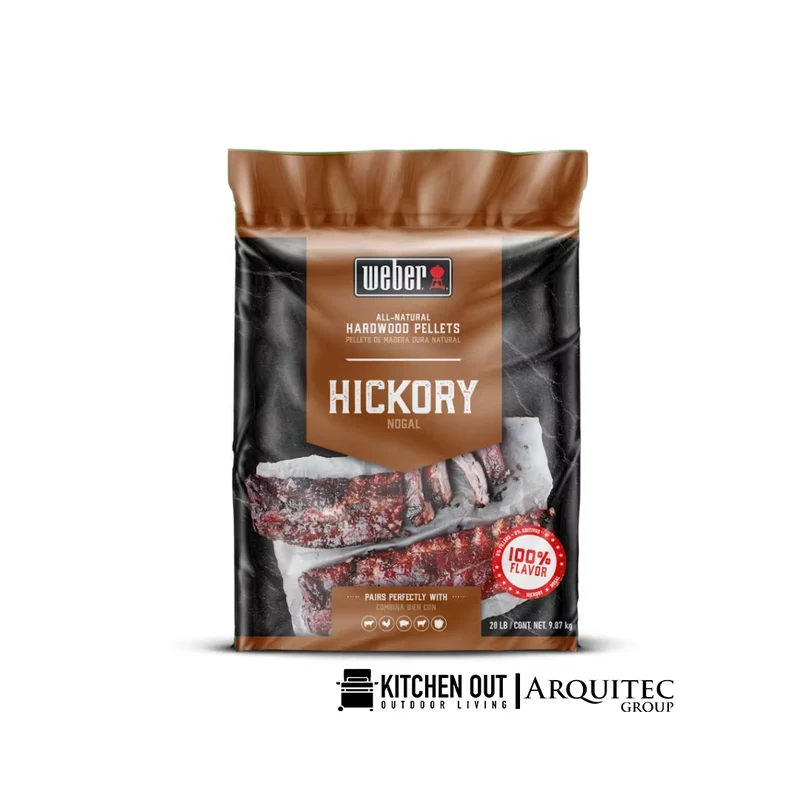 Pellets Grill Nogal Americano Hickory - 190002 - Weber
